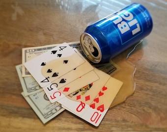 Fake Beer Can Spill (Poker)