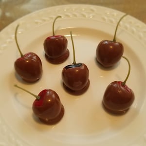 Fake Chocolate Covered Cherries