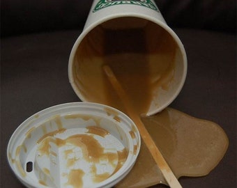 Fake Starbucks Coffee Spill