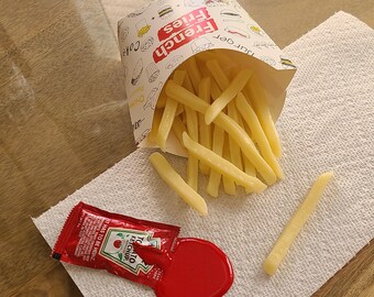 Fake French Fries and Ketchup