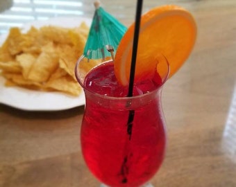 Fake Hurricane Cocktail Drink