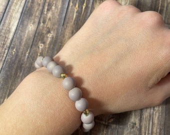 dark purple stone bracelet