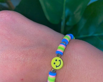 smiley spring bracelet!