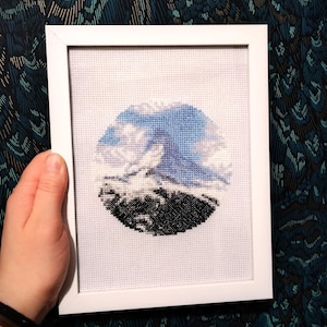 Matterhorn Mountain Cross Stitch Pattern – Small, Easy, Beginner Friendly (PDF Download)