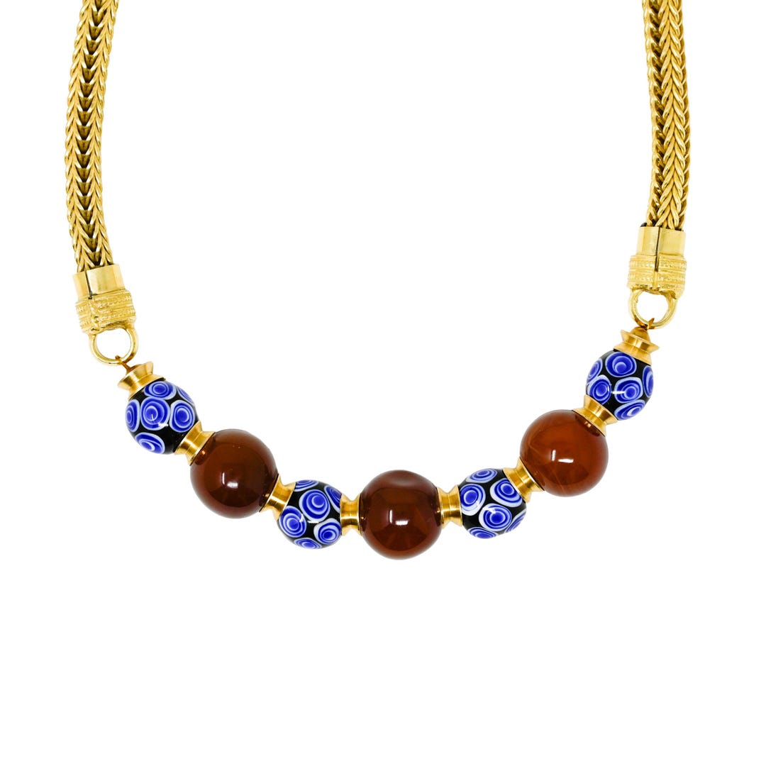 Central Asian Ancient Style Roman Chain Necklace Used by Nomadic ...