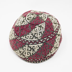 Vintage Central Asian Turkmen Embroidered Hat