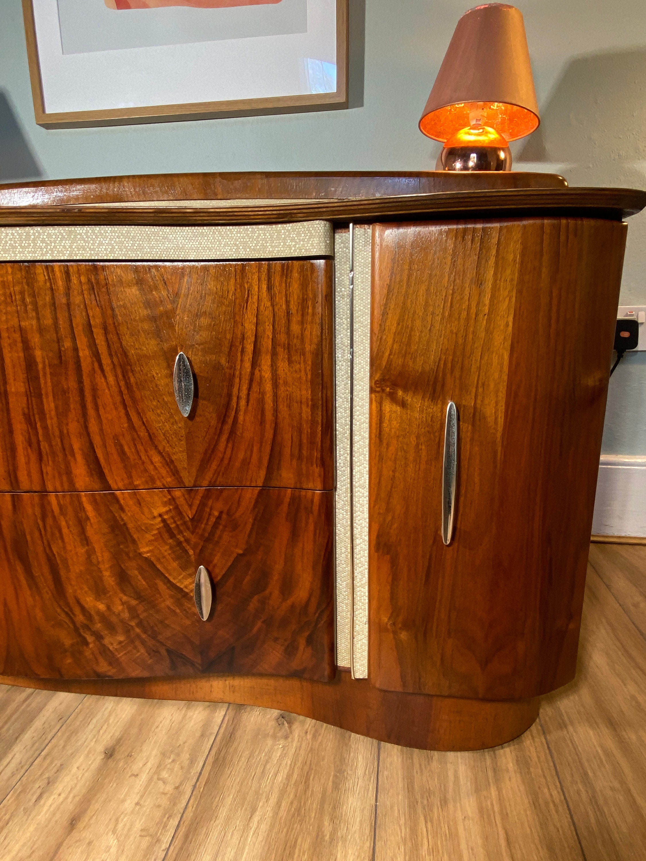 SOLD** Refinished Art Deco Vanity Dresser by Beautility – 1950s - Etsy