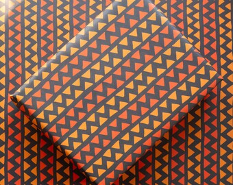 THREE SHEETS: Afri-Cones - Luxury Gift Wrap. Designed and printed in the UK.