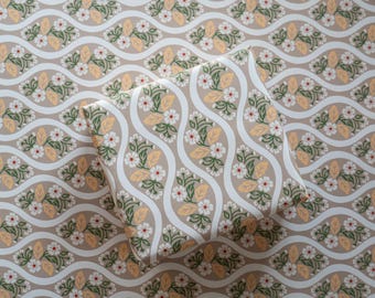 THREE SHEETS: Flower Bulbs - Luxury Gift Wrap. Designed and printed in the UK.