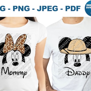Family Park Trip Svg, Mickey Animal Kingdom Thema Shirts Png, Mommy Daddy Jpg, 2023 Custom Shirts Pdf, Safari, Dieren, Cricut, Silhouet