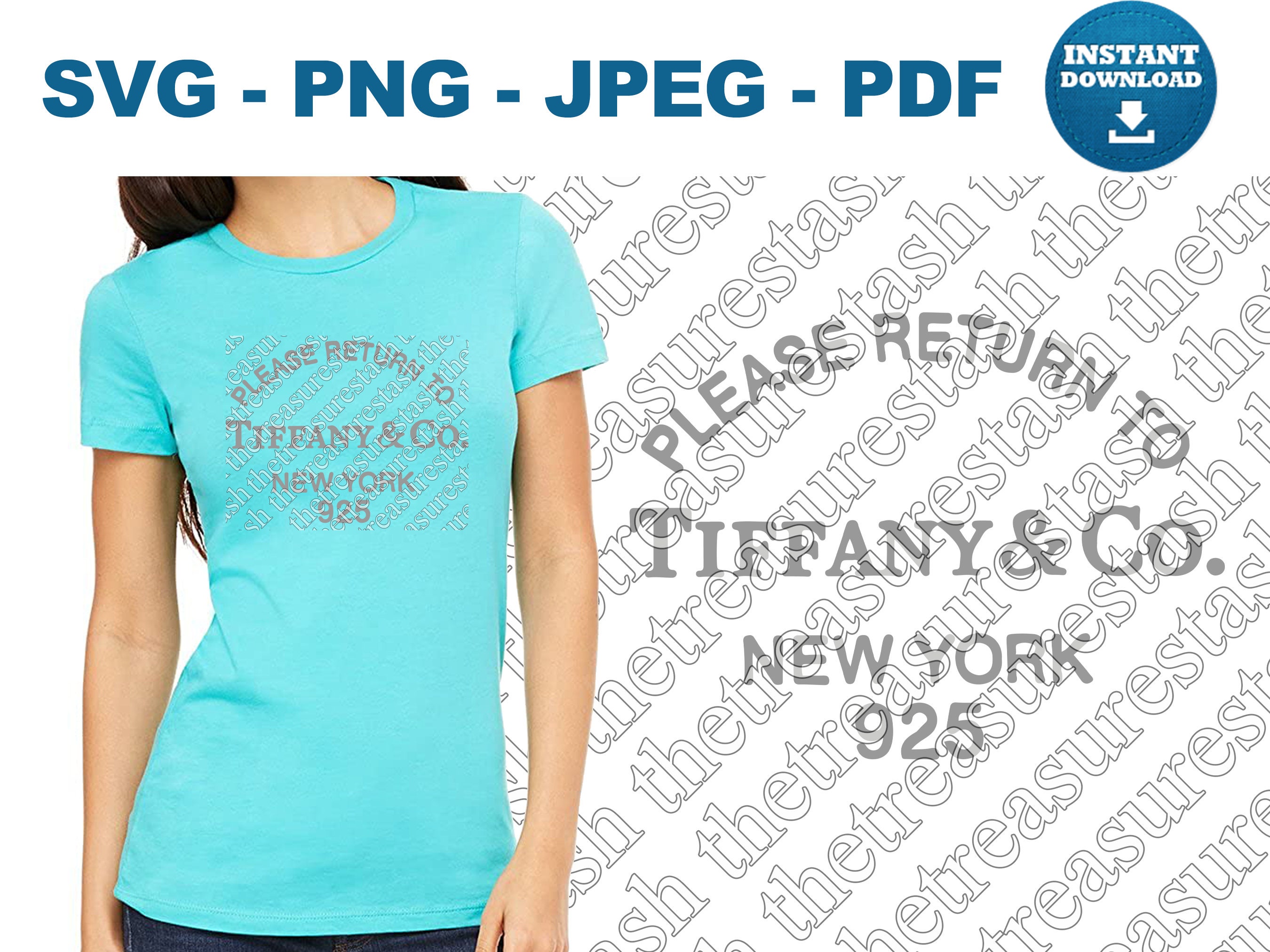 Return to Tiffany & Co New York SVG Tiffany PNG Tiffany JPEG Etsy