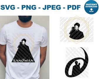 Sand man Dream SVG Sand man PNG Sand man JPEG Sand man pdf King of Dreams Endless Cricut Sand man Cut File Sand man Silhouette Sandman Comic
