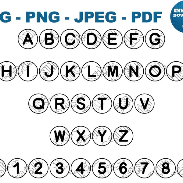 Friendship Bead Bracelet Font SVG PNG JPEG Pdf Alphabet Bead Letter Bead Font Numbers Cricut Cut File Silhouette Iron on Cute Spelling