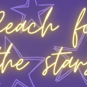 Reach for the stars - Digital Wallpaper