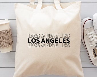 Sacola Los Angeles: Sacola de lona reutilizável LA - Eco Bag
