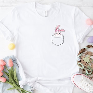 Bunny Shirt: Rabbit Graphic Tee - Animal Picket Print