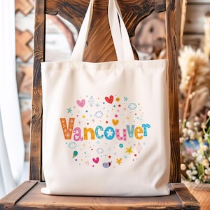 Vancouver Tote Bags Etsy UK