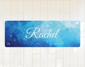 Personalized Yoga Mat, Watercolor Gym Mat, Customized Pirates Gift, Custom Meditation Gifts Exercise | Non-Slip, Comfort, Extra Stability