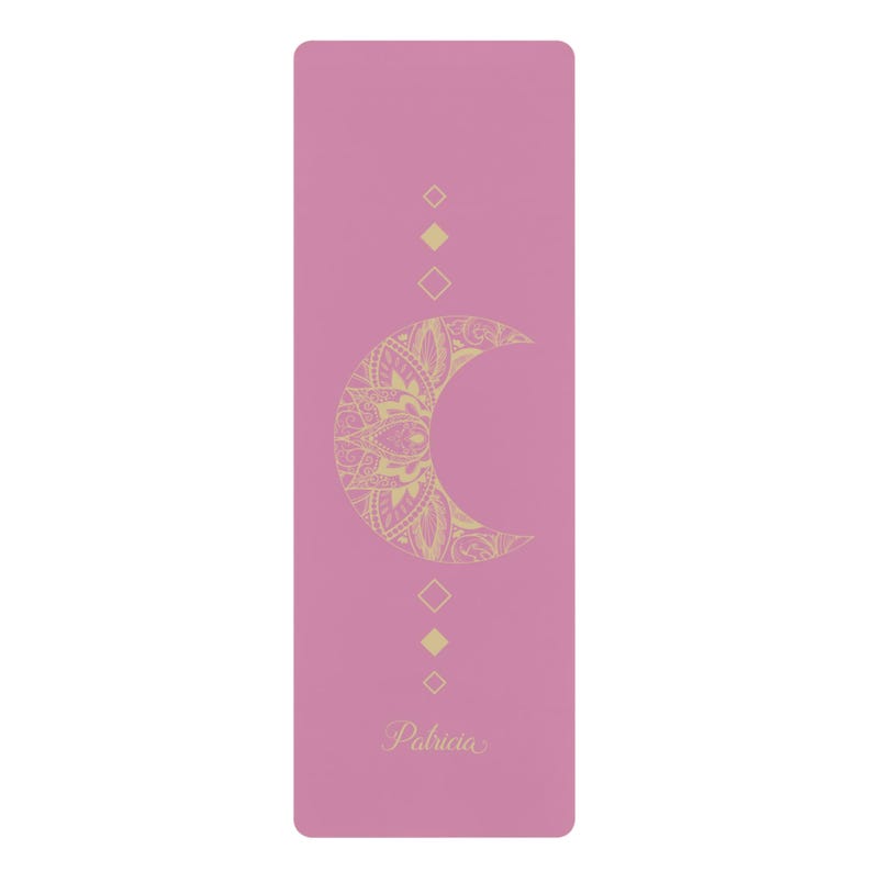 Customized Yoga Mat, Moon Gym Mat, Personalized Pirates Gift, Custom Meditation Mats, Fitness, Stretch | Non-Slip, Comfort, Extra Stability