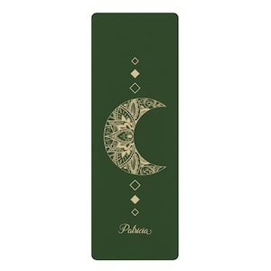 Customized Yoga Mat, Moon Gym Mat, Personalized Pirates Gift, Custom Meditation Mats, Fitness, Stretch | Non-Slip, Comfort, Extra Stability