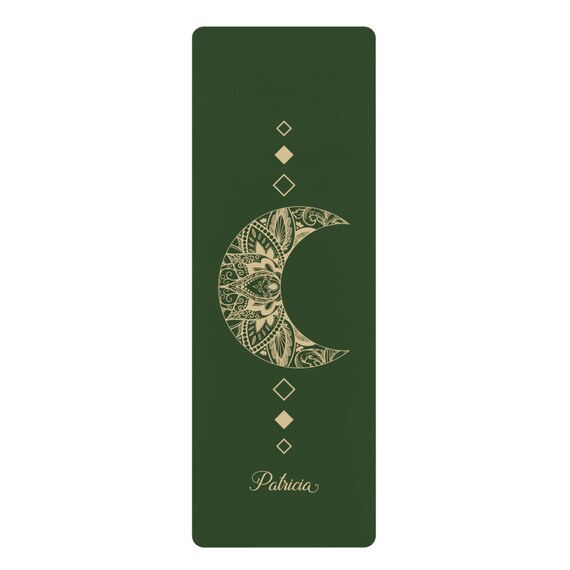 Customized Yoga Mat, Moon Gym Mat, Personalized Pirates Gift, Custom Meditation Mats, Fitness, Stretch | Non-Slip, Comfort, Extra Stability