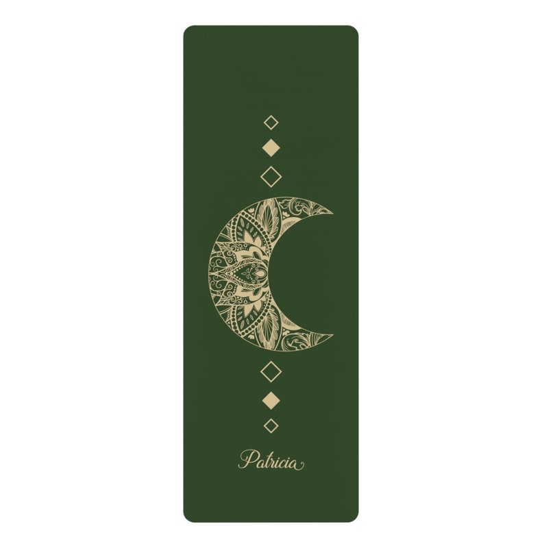 Customized Yoga Mat, Moon Gym Mat, Personalized Pirates Gift, Custom Meditation Mats, Fitness, Stretch | Non-Slip, Comfort, Extra Stability