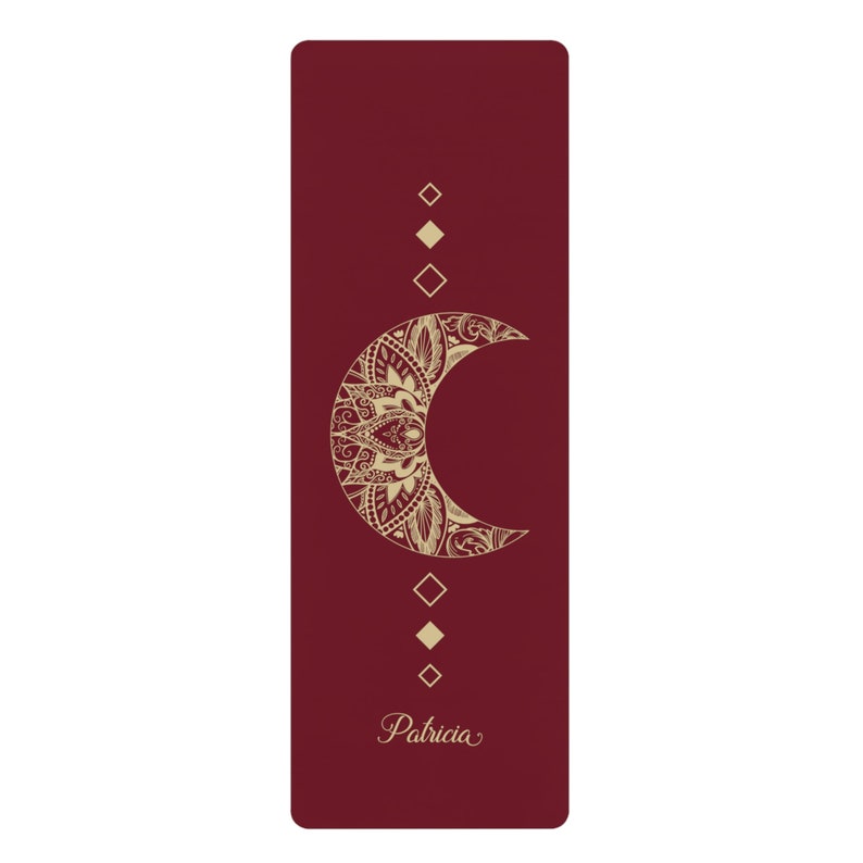 Customized Yoga Mat, Moon Gym Mat, Personalized Pirates Gift, Custom Meditation Mats, Fitness, Stretch | Non-Slip, Comfort, Extra Stability