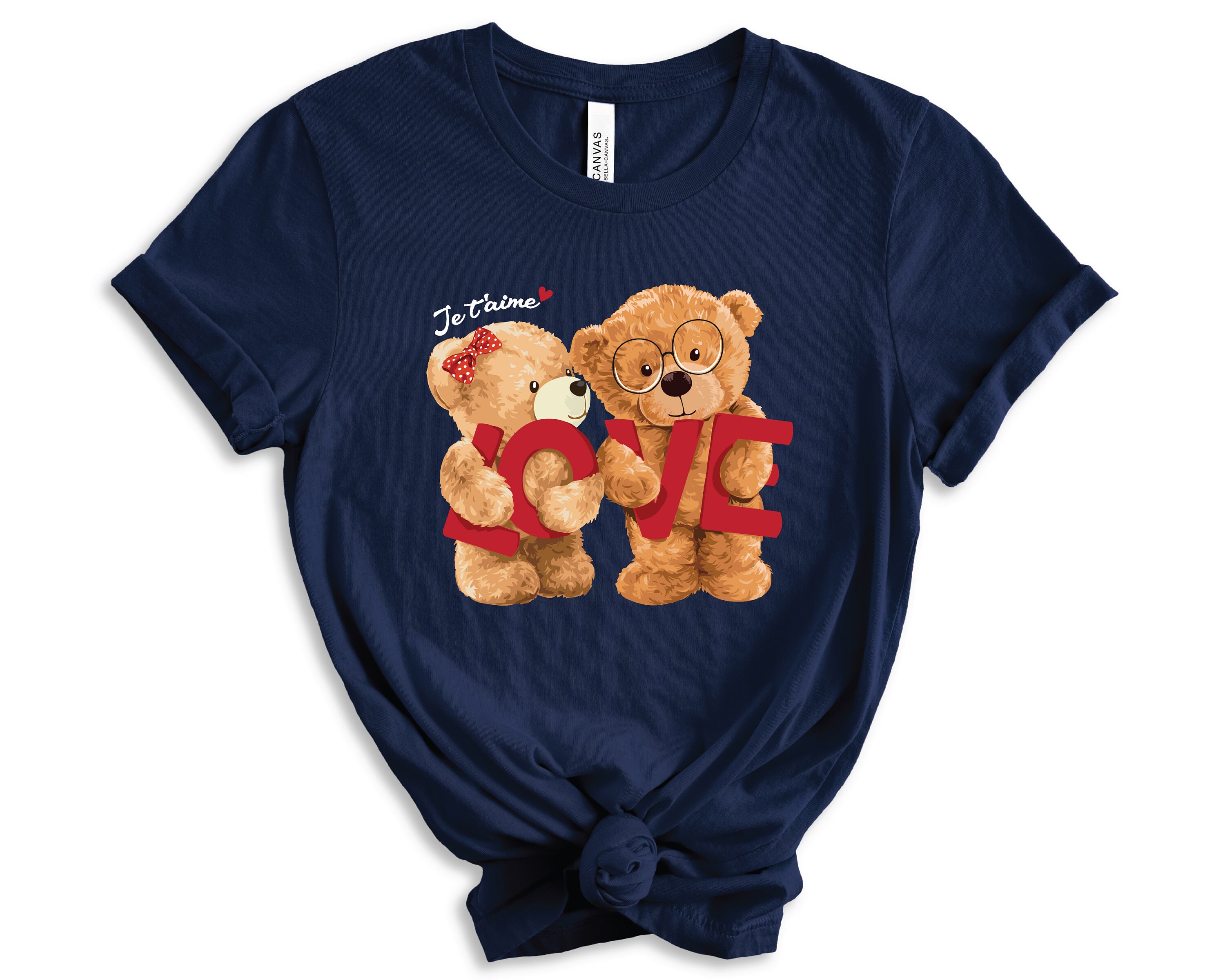 Teddy Bear Shirt: Couple Matching Sweatshirt - Love Bear