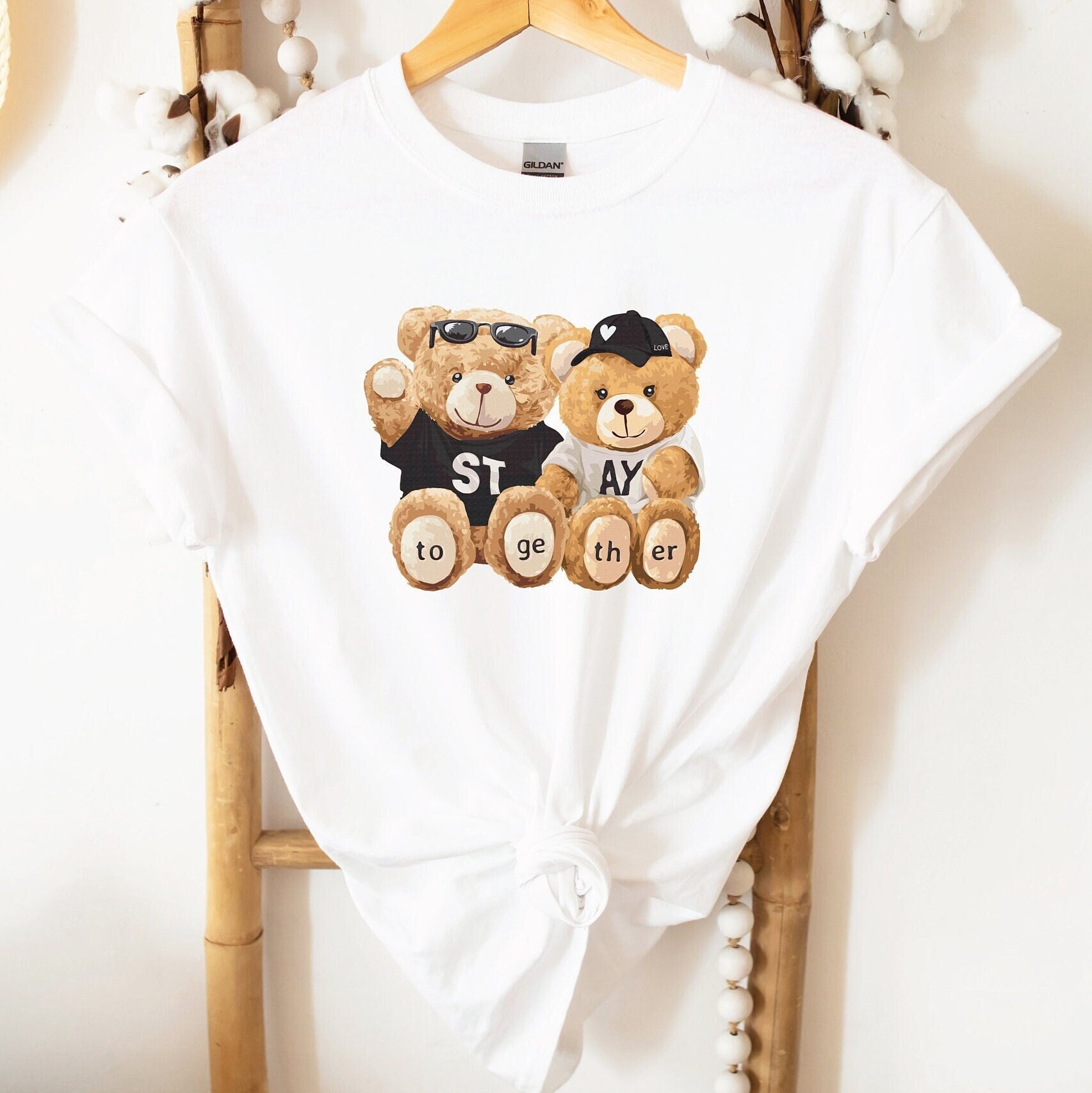 Weed Bear Don't Care Cute Bear Graphic Pullover Hoodie - Unisex Novelty Sweatshirt