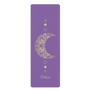 Customized Yoga Mat, Moon Gym Mat, Personalized Pirates Gift, Custom Meditation Mats, Fitness, Stretch | Non-Slip, Comfort, Extra Stability