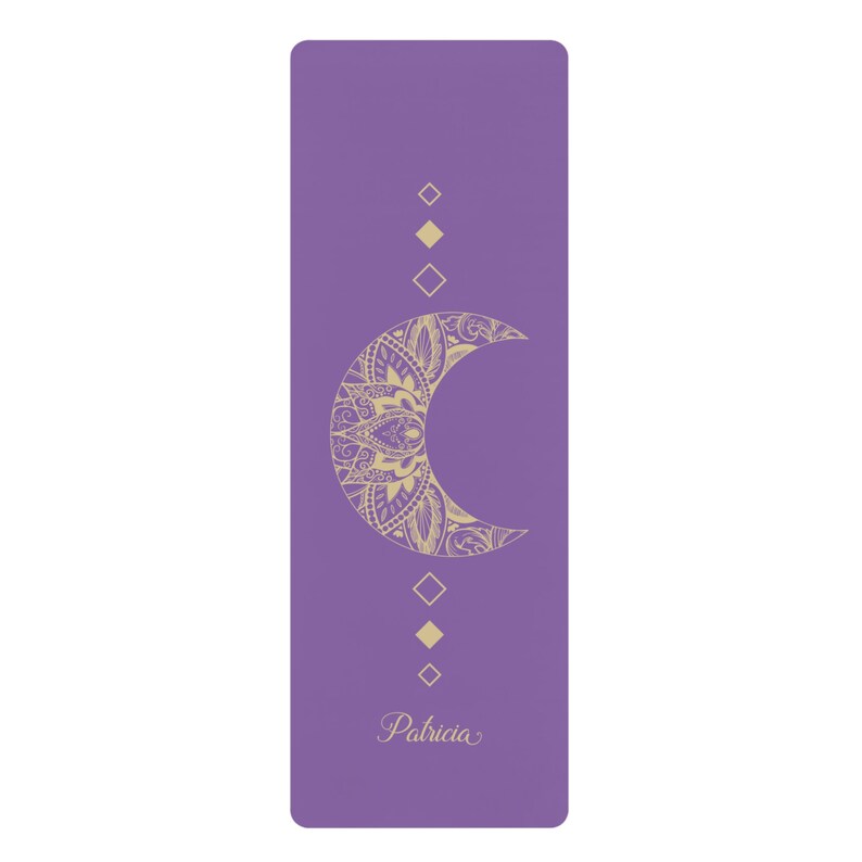 Customized Yoga Mat, Moon Gym Mat, Personalized Pirates Gift, Custom Meditation Mats, Fitness, Stretch | Non-Slip, Comfort, Extra Stability