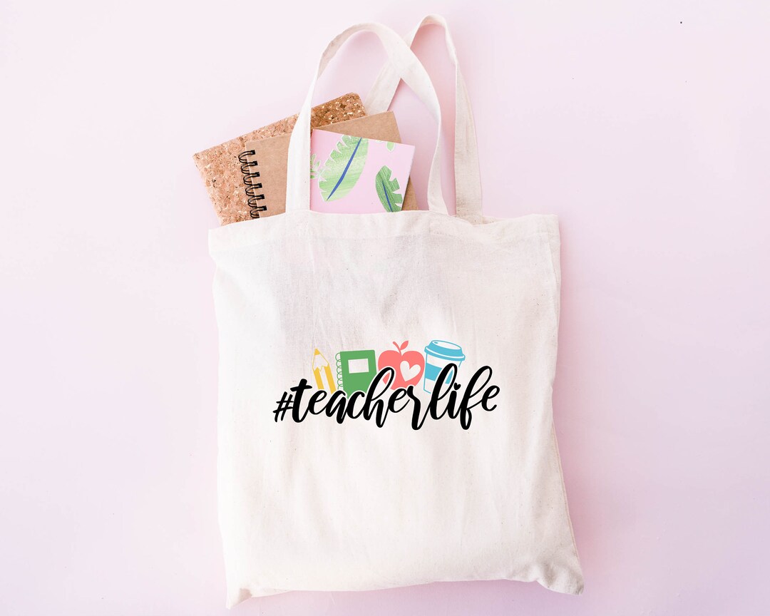 Teacher Tote Bag Teacher Gift Bags Teacher School Tote Teacher Thank You Gift Preschool Teacher