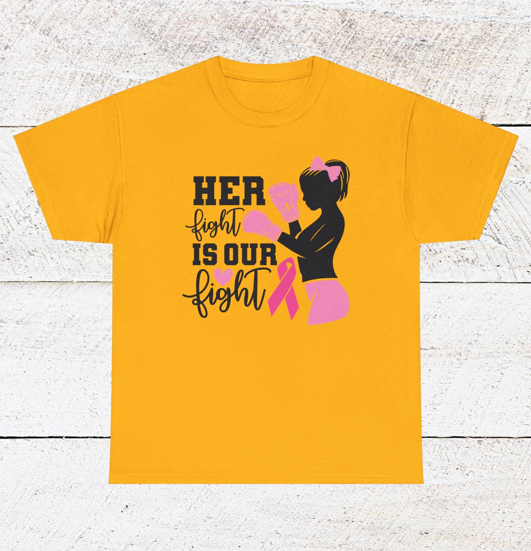Pink Ribbon Breast Cancer Awareness Print Pattern Women Crewneck Sweatshirt