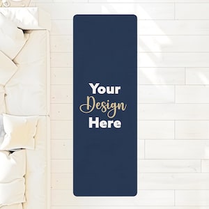 Custom Yoga Mat, Logo Yoga Mat, Customized Yoga Mat, Personalized Gift, Fitness Mat, Gym Gifts Studio | Non-Slip, Comfort, Extra Stability