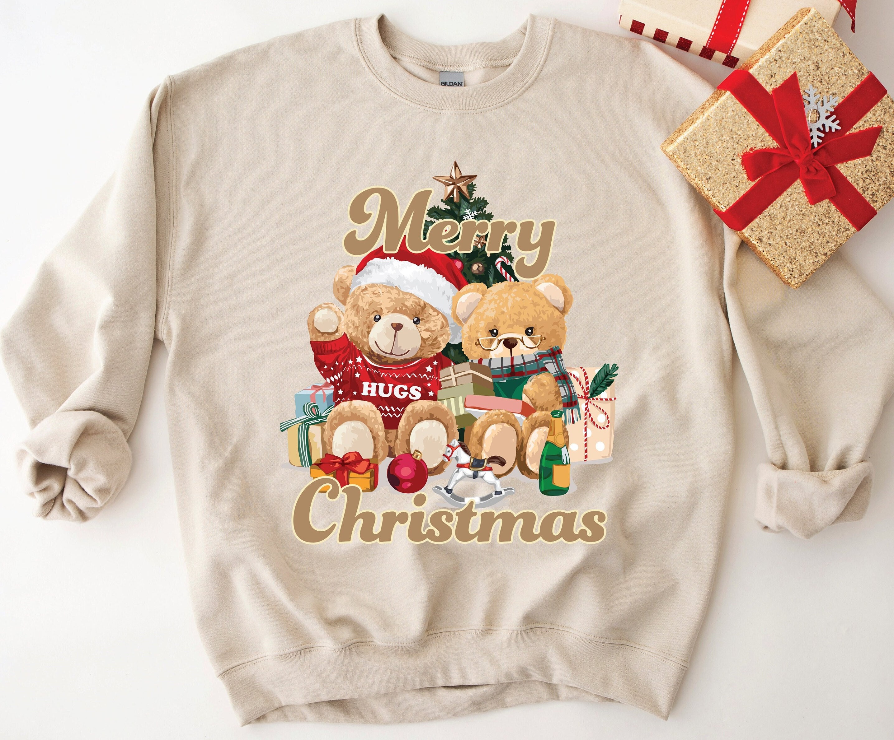 Bear christmas jumper deals