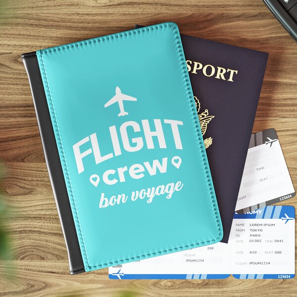 Flight Attendant Wallet Etsy