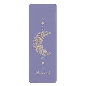Customized Yoga Mat, Moon Gym Mat, Personalized Pirates Gift, Custom Meditation Mats, Fitness, Stretch | Non-Slip, Comfort, Extra Stability