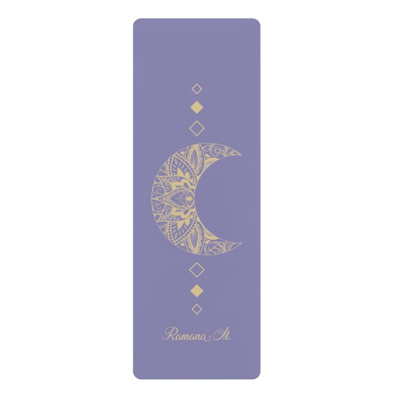 Customized Yoga Mat, Moon Gym Mat, Personalized Pirates Gift, Custom Meditation Mats, Fitness, Stretch | Non-Slip, Comfort, Extra Stability
