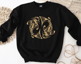 Koi Fisch Shirt: Japanisches Sweatshirt - Japan Graphic Tee