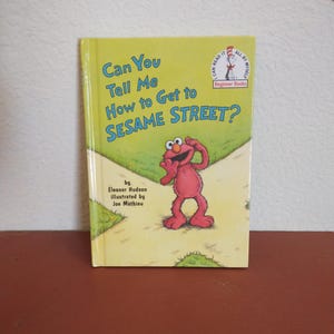Can You Tell Me How to Get to Sesame Street? By Eleanor Hudson, Illustrated by Joe Mathieu (1997 Hardcover)
