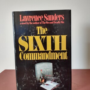 The Sixth Commandment by Lawrence Sanders (1978 Hardcover)