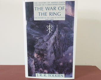 The History of Middle-Earth Volume VIII: The War of the Ring by J. R. R. Tolkien and Christopher Tolkien (FIRST EDITION) (1990 hardcover)