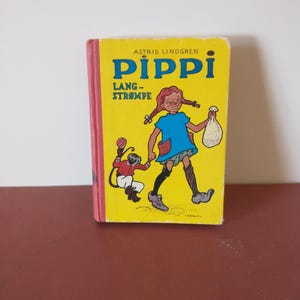 Pippi Langstrompe by Astrid Lindgren (Swedish Edition) (1968 Hardcover)