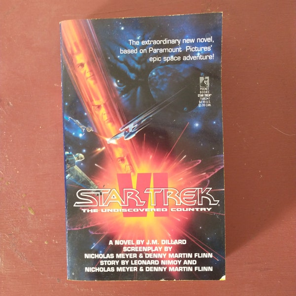 Star Trek VI: The Undiscovered Country (Based on the Sceenplay by Nicholas Meyer and Denny Martin) (1992 First Printing)