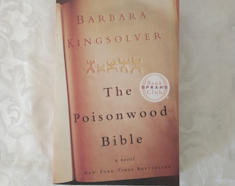 The Poisonwood Bible, Barbara Kingsolver, 1998 1st Edition/2nd Printing,  Good/very Good Hardcover/brodart-protected Dust Jacket 
