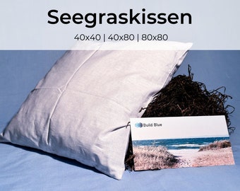 Seegraskissen 40 x 40, Dekokissen, Sofakissen