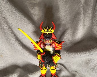 Gelede samurai met katana – 3D-geprint actiefiguur