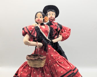 Vintage Spanish Flamenco Dancer Dolls