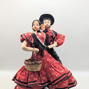Vintage Spanish Flamenco Dancer Dolls