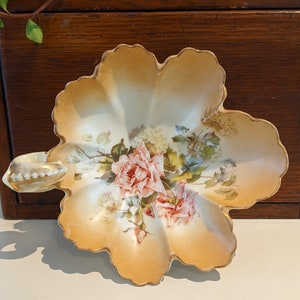 Vintage Rudolstadt Germany Porcelain Trinket Dish